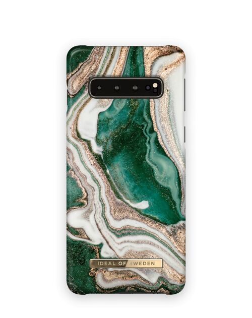 Fashion Case Galaxy S10 Golden Jade Marble