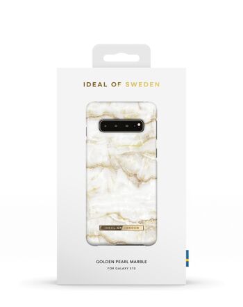 Coque Fashion Galaxy S10 Golden Pearl Marble 6