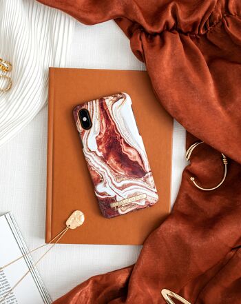 Étui Fashion Galaxy s10 Marbre rouillé doré 4