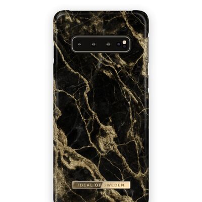 Fashion Case Galaxy S10 Golden Smoke Marble