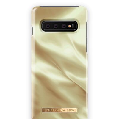 Fashion Case Galaxy S10 Honey Satin