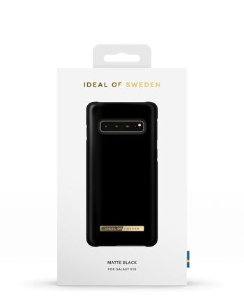 Coque Fashion Galaxy S10 Noir Mat 3