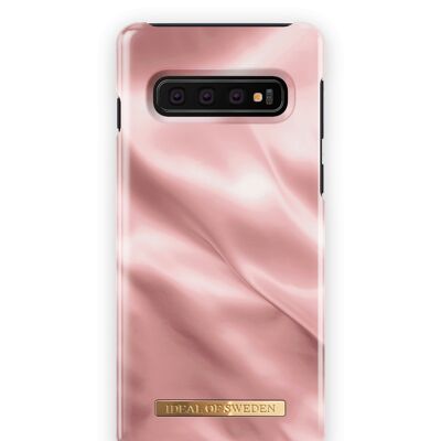 Fashion Case Galaxy S10 Rose Satin
