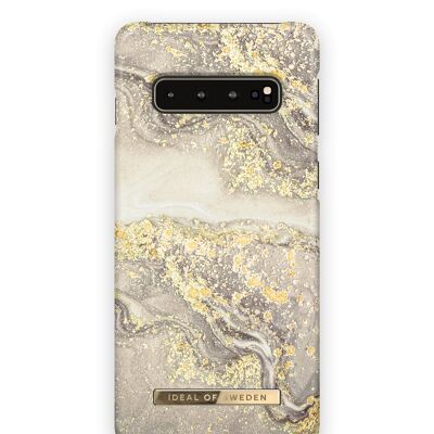 Fashion Hülle Galaxy S10 Sparkle Greige Marble