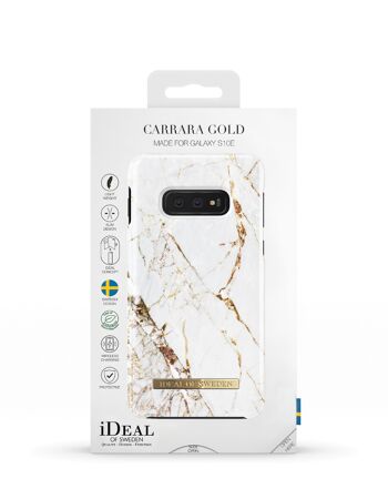 Coque Fashion Galaxy S10E Carrara Or 7