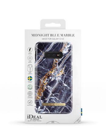 Coque Fashion Galaxy S10E Bleu Minuit Marbre 6