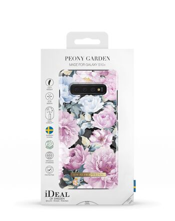 Coque Fashion Galaxy S10 + Jardin Pivoine 3