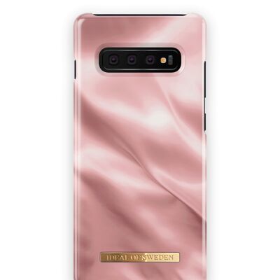 Fashion Case Galaxy S10+ Rose Satin
