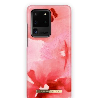 Estuche de moda Galaxy S20 Ultra Coral Blush Floral