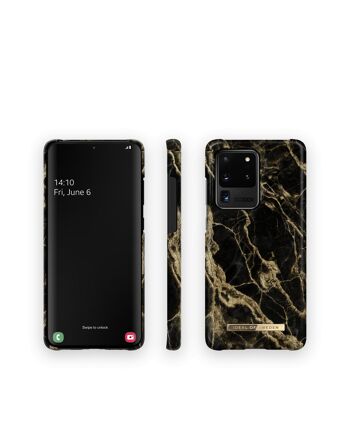 Coque Fashion Galaxy S20 Ultra Golden Smoke Marble 6