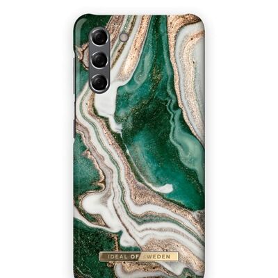 Fashion Case Galaxy S21 Golden Jade Marble