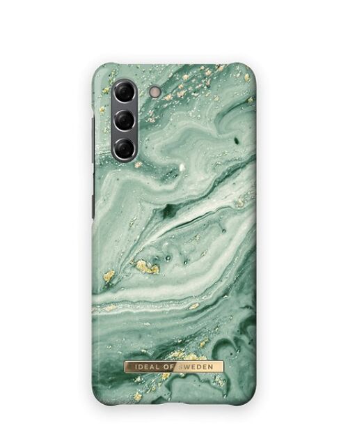 Fashion Case Galaxy S21 Mint Swirl Marble