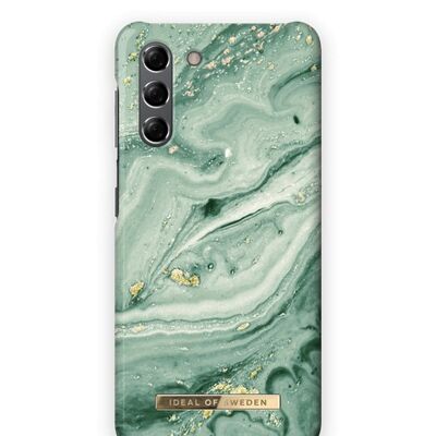 Fashion Case Galaxy S21 Mint Swirl Marble