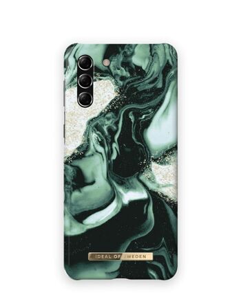 Coque Fashion Galaxy S21 Plus Marbre Olive Doré