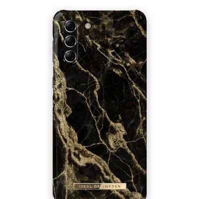 Fashion Hülle Galaxy S21 Plus Golden Smoke Marble