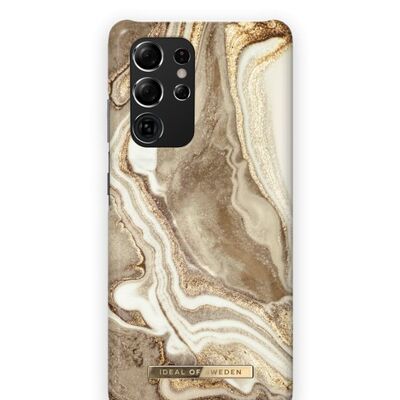 Fashion Hülle Galaxy S21 Ultra Golden Sand Marble