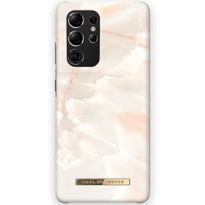 Fashion Case Galaxy S21 Ultra Rose Pearl Marble