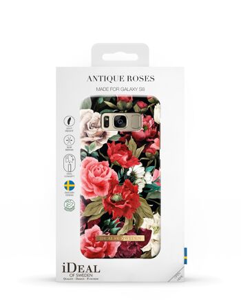 Coque Fashion Galaxy S8 Roses Antiques 3