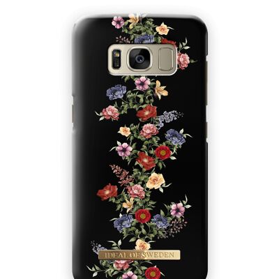 Estuche de moda Galaxy S8 Dark Floral