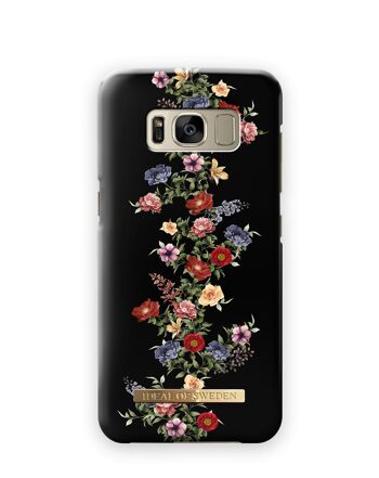 Étui à la mode Galaxy S8 Floral foncé 1