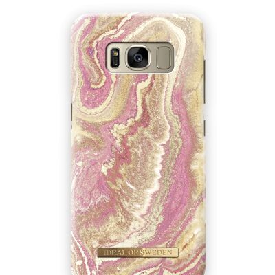 Fashion Case Galaxy S8 Golden Blush Marble