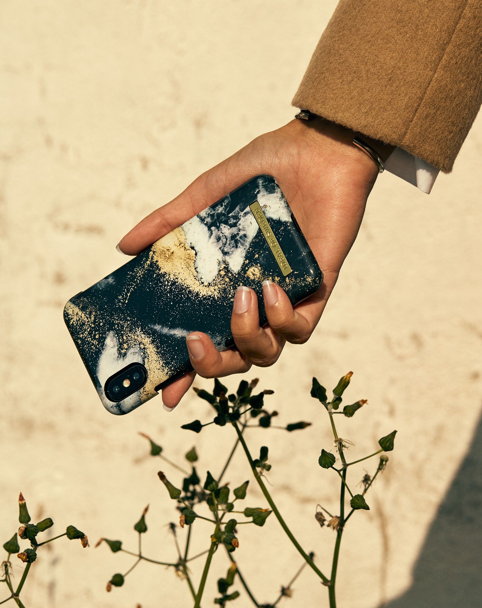 Custodia Fashion Galaxy S9 Black Galaxy Marble