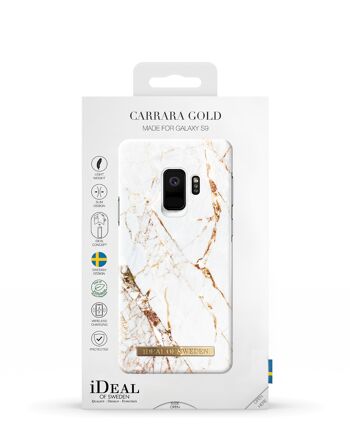 Coque Fashion Galaxy S9 Carrara Or 7
