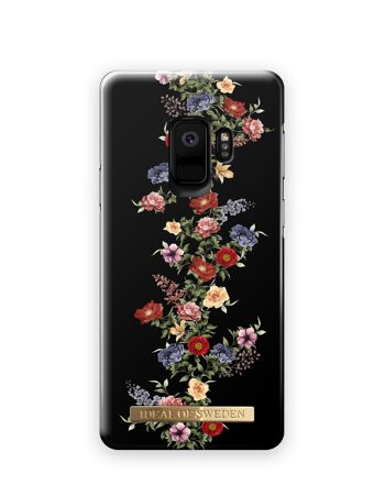 Étui à la mode Galaxy S9 Floral foncé 1
