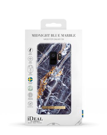 Fashion Case Galaxy S9 Marbre Bleu Nuit 6