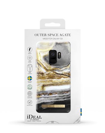 Étui à la mode Galaxy S9 Agate de l'espace extra-atmosphérique 4