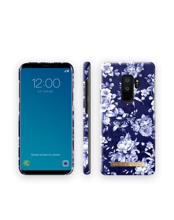 Coque tendance Galaxy S9 Plus Sailor Blue Bloom 3