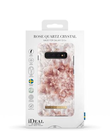 Fashion Case Hannalicious Galaxy S10 + Cristal de quartz rose 6
