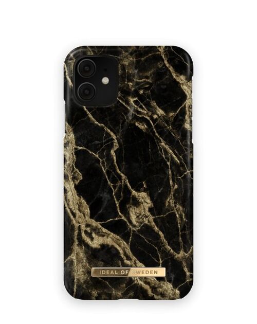 Fashion Case iPhone 11 Golden Smoke Marble