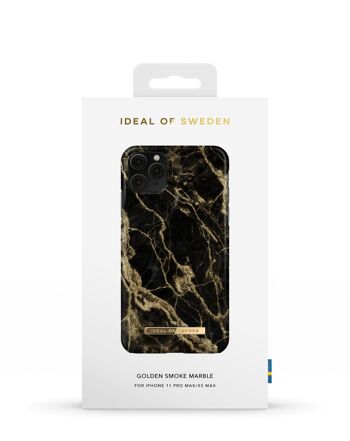 Coque Fashion iPhone 11 PRO MAX Golden Smoke Marble 6