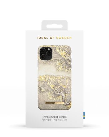 Coque Fashion iPhone 11 Pro Max Sparkle Greige Marble 7
