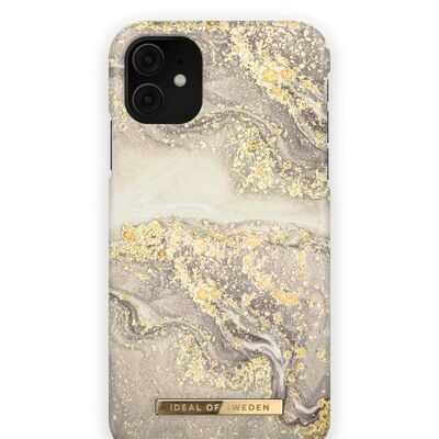 Funda Fashion iPhone 11 Sparkle Greige Mármol