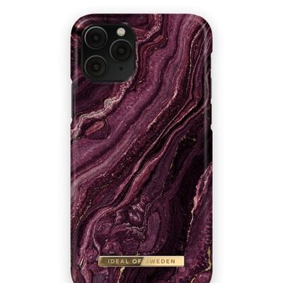 Custodia Fashion iPhone 11 PRO Prugna Dorata