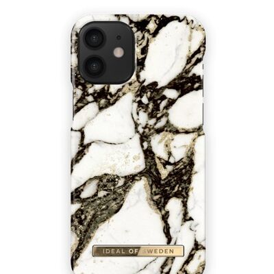 Fashion Case iPhone 12 Mini Calacatta Goldener Marmor