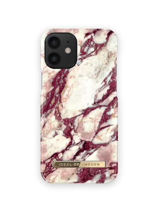 Fashion Case iPhone 12 Mini Calacatta Ruby Marble