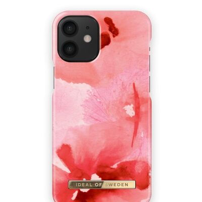 Fashion Case iPhone 12 Mini Coral Blush Floral