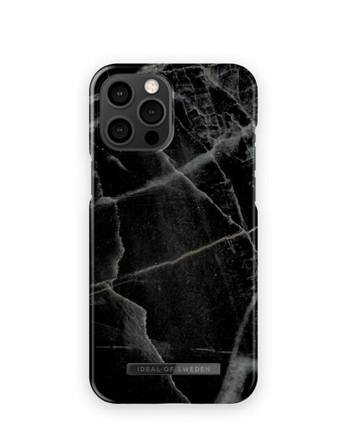 Fashion Case iPhone 12 Pro Max Black Thunder Marble