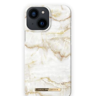 Fashion Case iPhone 13 Mini Golden Pearl Marmor
