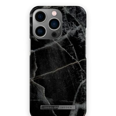 Fashion Case iPhone 13 Pro Black Thunder Marmo