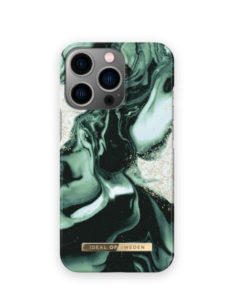 Custodia Fashion per iPhone 13 Pro Golden Olive Marble