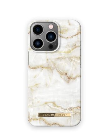 Coque Fashion iPhone 13 Pro Golden Pearl Marble