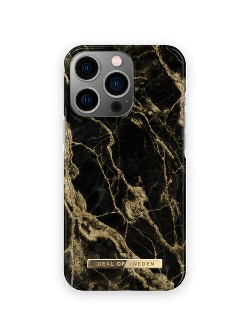 Fashion Case iPhone 13 Pro Golden Smoke Marble