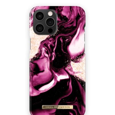 Fashion Case iPhone 13 Pro Max Goldener Rubin-Marmor