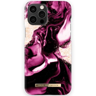 Fashion Case iPhone 13 Pro Max Golden Ruby Marble