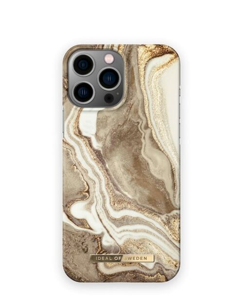 Fashion Case iPhone 13 Pro Max Golden Sand Marble