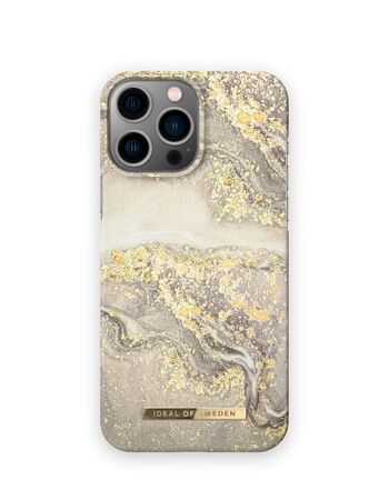 Coque Fashion iPhone 13 Pro Max Sparkle Greige Marble